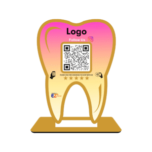 Smart NFC Teeth Shape Standee | Dentist | 4