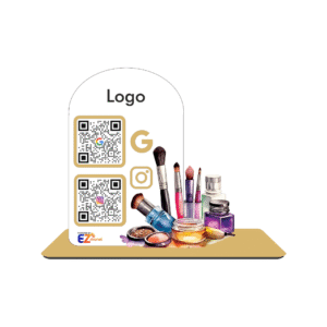 Smart NFC 2-in-1 Table Top Standee - Cosmetic edition