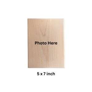 Wooden photo frame | 5 x 7 inch | Portrait