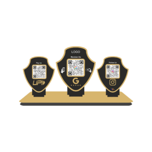 Smart NFC 3-in-1 Tabletop Standee for Jewelry Stores | 12 x 5 inch