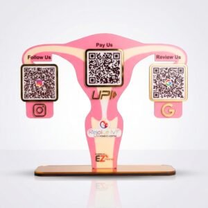 Customised Smart NFC Standee | Gynaecologist | Hospital  | 3 QR