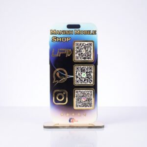iPhone Mobile Shape Smart NFC 3-in-1 Tabletop Standee | 5 x 10 inch