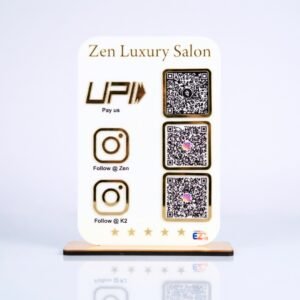 Smart NFC 3-in-1 Standee | Portrait Style | 6 x 9 inch