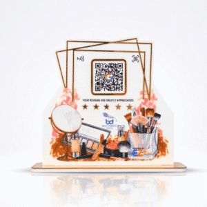 Smart NFC Single Table Top Standee - Cosmetic edition