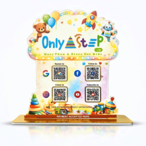 Smart NFC 4-in-1 QR Standee - For Kids School