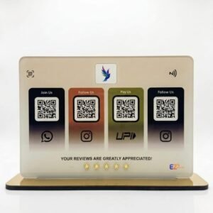 Smart NFC 4-in-1 Table Top Standee – New Theme Edition Warm White