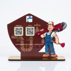 Smart NFC 2 QR Standee - For Hardware Shop