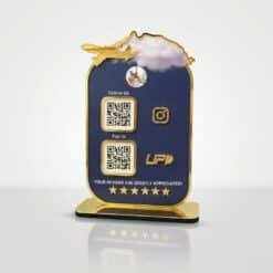 Premium Smart NFC 2-in-1 Tabletop Standee for Tour and Travels