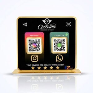 Smart NFC 2-in-1 Premium Standee - Black -Big size