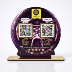 Tyre Shaped Smart NFC 2 in 1 Standee