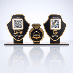 Smart NFC 2-in-1 Tabletop Standee for Jewelry Stores with Ring
