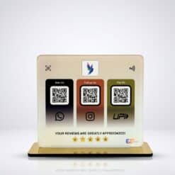 Smart NFC 3-in-1 Table Top Standee – New Theme Edition Warm White